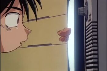 1boy 1girl aa_megami-sama animated barefoot dark-skinned_female dark_skin feet femdom foot_focus looping_animation tagme teasing television video