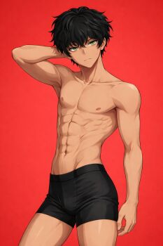 Rule 34 | 1boy, boxers, degrees of lewdity, kylar (degrees of lewdity), male focus, male underwear, underwear