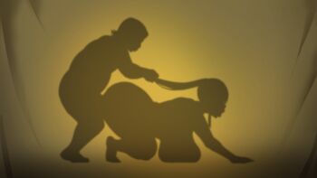 1boy 1girl all_fours animated animated_gif ass bakunyuu_party bouncing_breasts breasts censored deep_penetration grabbing_another's_hair hetero holding_another's_hair huge_ass huge_breasts large_areolae large_nipples nipples penis pussy sex silhouette source_request takeda_hiromitsu terena_(bakunyuu_party)