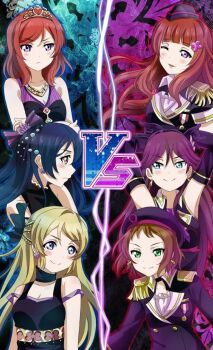 Rule 34 | 6+girls, a-rise, accessories, ayase eli, bad id, bad pixiv id, beret, blonde hair, blue background, blue eyes, blue hair, blush, bow, brown eyes, brown hair, dress, earrings, gloves, green eyes, hat, jewelry, jpeg artifacts, kira tsubasa, long hair, love live!, love live! school idol project, medal, multiple girls, necklace, nishikino maki, one eye closed, orange hair, purple background, purple eyes, red hair, shocking party, short hair, smile, soldier game, sonoda umi, stare down, teal eyes, tiara, todo erena, wink, yuki anju