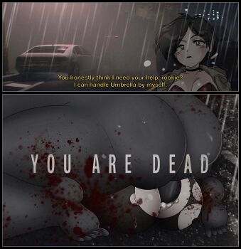 ada_wong bad_end black_hair capcom cum cum_in_pussy death defeat game_over game_over_screen highres instant_loss necrophilia penis rape rebelrock resident_evil resident_evil_2 sex short_hair source_request zombie