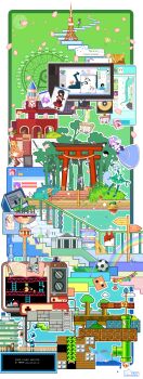 (9) 00s 2boys 6+girls :3 ?_block absurdres ahoge akiyama_mio animal_ears ball battle_city bishoujo_senshi_sailor_moon blinky_(pac-man) blue_sailor_collar board_game boat book burger capcom cat cat_ears cat_tail character_request cherry_blossoms cloud clover clyde_(pac-man) contra controller count_duckula crossover crown disgaea don&#039;t_say_&quot;lazy&quot; doraemon doraemon_(character) dragon_ball dragon_ball_(object) dragon_quest famicom famicom_gamepad felyne ferris_wheel food four-leaf_clover full_moon game_console game_controller gamepad ghost_in_the_shell glasses go_(board_game) goggles goggles_on_head gohei gundam haro hat hatsune_miku helmet highres holding ideolo inky_(pac-man) inubashiri_momiji jersey jumpman k-on! kami&#039;s_lookout kaname-ishi kannagi karin_(dragon_ball) kohaku_(tsukihime) konpaku_youmu konpaku_youmu_(ghost) ladder lance_of_longinus_(evangelion) laughing_man_(gits) lily_white long_hair long_image mafumofu_(armor) mario_(series) metal_king metal_king_slime michael_jackson military military_vehicle mini_hat mini_top_hat minish monochrome monster_hunter_(series) moon motor_vehicle multiple_boys multiple_crossover multiple_girls mushishi mushroom nagi neon_genesis_evangelion nintendo nobi_nobita one_piece onozuka_komachi ootori_rika optimus_prime orange_hair pac-man pac-man_(game) painttool_sai pen pencil perman perman_(series) perman_1 petals pinky_(pac-man) pixel_art pixiv plants_vs._zombies poke_ball poke_ball_(basic) pokemon popeye_(video_game) prinny rainbow real_life reversi saigyouji_yuyuko sailor_collar sailor_moon saint_seiya sayori_(neko_works) scarf scythe shameimaru_aya sign silhouette sky slam_dunk_(series) slime_(dragon_quest) snowman soccer_ball spinach straw_hat sunflower_(plants_vs._zombies) super_mario_bros._1 super_mushroom sword_of_hisou tail tall_image tank telstar tencent_qq tenkuu_no_shiro_laputa test_tube tetris the_legend_of_zelda tokyo_tower top_hat touhou transformers tree tsukihime tsukino_usagi ultra_series ultraman unicycle vehicle vial vocaloid warp_pipe watercraft worms_(game) yin_yang zaku