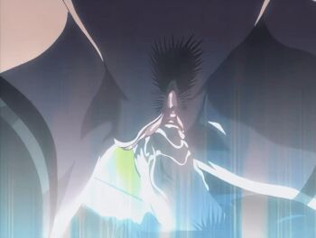 00s 1boy 1girl 2002 animated animated_gif anime_screenshot bible_black bible_black_night_of_the_walpulgiss black_thighhighs bottomless clitoris cowgirl_position female_pubic_hair girl_on_top glowing hetero magic_circle male_pubic_hair minase_taki penis pubic_hair pussy pussy_juice sex shiraki_rika spread_legs straddling tagme thighhighs uncensored vaginal