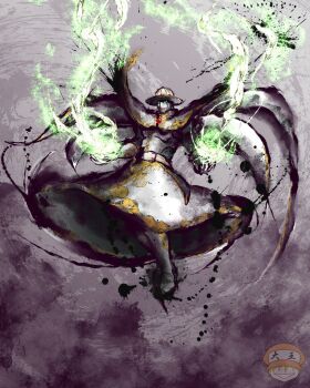 Rule 34 | 1boy, artist request, biceps, boots, colored skin, energy, epic, floating clothes, full body, hat, kinnikuman, looking at viewer, makeup, male focus, muscular, psychoman, shaded face, solo, standing, white skin