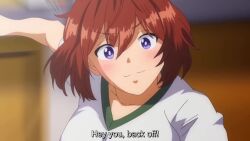 1boy 1girl animated anime_screenshot ass baseball bathroom between_breasts black_eyes black_hair blush bouncing_breasts breast_sucking breasts brown_hair censored cum cum_in_mouth cum_in_pussy doggystyle ejaculation erection face_between_breasts face_in_crotch fellatio glasses gym gym_shirt gym_shorts gym_uniform handjob head_between_breasts highres hino_chinatsu kido_(yamitsuki_pheromone) kiss large_breasts leg_lock licking_nipple mosaic_censoring nipple_stimulation nipples oral panties panties_visible_through_clothes pants panty_pull penis penis_out purple_eyes pussy_juice school_uniform sex sex_from_behind shirt shorts skirt sound standing standing_missionary standing_sex subtitled tagme toilet toilet_stall underwear vaginal video yamitsuki_pheromone_the_animation