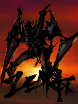 armor bokurano fuuta helmet machinery mecha mikasagi no_humans robot sun weapon zearth