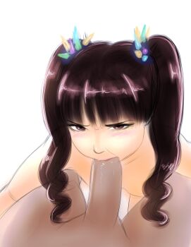 Rule 34 | babymetal, brown hair, fellatio, highres, idol, japanese (nationality), kikuchi moa, oral, penis, twintails