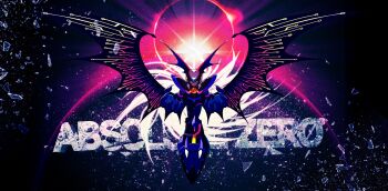 1boy absolute_zero_(mega_man) armor black_armor black_helmet black_wings character_name chest_jewel forehead_jewel guutara helmet highres mega_man_(series) mega_man_x:_command_mission mega_man_x_(series) solo wings zero_(mega_man)