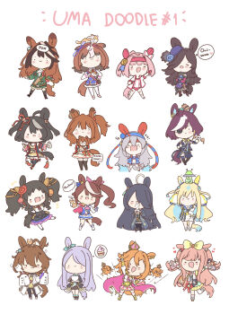 >_< 6+girls abduction absurdres agnes_digital_(full-color_fangirling)_(umamusume) agnes_digital_(umamusume) agnes_tachyon_(tach-nology)_(umamusume) agnes_tachyon_(umamusume) ahoge aiguillette animal animal_ears animal_on_head aqua_bow aqua_bowtie aqua_ribbon aqua_socks arm_up armor arms_up ascot aston_machan_(flare)_(umamusume) aston_machan_(umamusume) asymmetrical_gloves badge bag bandaid bandaid_on_leg bandeau bare_shoulders bead_necklace beads beak belt bird black_bandeau black_boots black_bow black_coat black_dress black_gem black_gloves black_hair black_jacket black_necktie black_pantyhose black_robe black_shirt black_skirt black_thighhighs blonde_hair blue_belt blue_dress blue_eyes blue_flower blue_gloves blue_hair blue_hairband blue_hat blue_jacket blue_necktie blue_rose blue_sports_bra blush blush_stickers boots bow bowtie breasts broken_fence brown_hair buruma button_badge buttons cape cat cat_on_head center_frills chanchanko_(clothes) character_doll chemical_structure chibi chibi_only cleavage_cutout clenched_hands closed_eyes closed_mouth clothing_cutout coat coffee_mug collared_shirt colored_inner_hair commentary cork creature_and_personification crown cup cupcake dagger detached_sleeves diamond_hair_ornament doll double-breasted double-parted_bangs dress drooling ear_bow ear_covers ear_ornament ear_ribbon ear_tag earrings english_commentary epaulettes eyepatch fang fence fingerless_gloves fishnet_pantyhose fishnets flipped_hair flower flying flying_saucer food frilled_coat frilled_jacket frills fur_choker gem giving_up_the_ghost gloves gold_boots gold_corset gold_medal green_jacket green_skirt grey_hair grey_tail guinea_pig hair_between_eyes hair_bow hair_ornament hair_over_one_eye hair_scrunchie hairband haru_urara_(bestest_prize)_(umamusume) haru_urara_(umamusume) hat hat_flower headband heart heart_print high_ponytail highres holding holding_cup holding_doll holding_instrument holding_maracas holding_saucer holding_test_tube horse horse_ears horse_girl horse_tail instrument jacket jewelry kitasan_black_(crowning_ooban)_(umamusume) kitasan_black_(umamusume) knife kouhaku_nawa lab_coat large_breasts lightning_bolt_print lightning_bolt_symbol long_bangs long_hair long_hair_between_eyes long_sleeves looking_at_viewer manhattan_cafe_(creeping_shadow)_(umamusume) manhattan_cafe_(umamusume) maracas medal medium_hair meisho_doto_(turbulent_blue)_(umamusume) meisho_doto_(umamusume) mejiro_mcqueen_(frontline_elegance)_(umamusume) mejiro_mcqueen_(umamusume) meto_(cat) midriff mini_crown mismatched_gloves mouth_drool mug multicolored_dress multicolored_hair multicolored_hairband multicolored_jacket multicolored_skirt multiple_girls navel necklace necktie neo_universe_(umamusume) neo_universe_(universe-naut)_(umamusume) off-shoulder_dress off_shoulder on_head one_eye_closed one_side_up open_mouth orange_hair orange_tail pants pantyhose parted_lips pendant_choker personification pink_ascot pink_buruma pink_cape pink_crown pink_hair pink_hairband pink_headband pleated_skirt ponytail prototype_design purple_hair red_belt red_buruma red_cape red_gloves red_headband red_sash red_scrunchie red_sleeves ribbon rice_shower_(rosy_dreams)_(umamusume) rice_shower_(umamusume) robe rope rose sash saucer scarf scrunchie sheath sheathed shimenawa shirt shoes short_hair short_necktie short_sleeves shorts shoulder_armor shoulder_bag shoulder_sash shouting side_cape sign simple_background single_ear_cover single_earring single_epaulette single_fingerless_glove single_thighhigh single_wrist_cuff skin_fang skirt sleeveless sleeveless_jacket sleeves_past_fingers sleeves_past_wrists smile socks solid_circle_eyes solid_oval_eyes spacecraft speech_bubble sports_bra standing standing_on_one_leg steaming_cup streaked_hair striped_clothes striped_hairband striped_shirt striped_socks sweater sweater_vest symboli_rudolf_(emperor's_path)_(umamusume) symboli_rudolf_(umamusume) t.m._opera_o_(o_sole_suo!)_(umamusume) t.m._opera_o_(umamusume) tail tamamo_cross_(fast_as_lightning)_(umamusume) tamamo_cross_(umamusume) tanino_gimlet_(embodiment_of_keravnos)_(umamusume) tanino_gimlet_(racehorse) tanino_gimlet_(umamusume) teacup tearing_up test_tube thighhighs thought_bubble tilted_headwear tokai_teio_(peak_joy)_(umamusume) tokai_teio_(umamusume) tractor_beam twintails two-tone_hair two-tone_hairband two-tone_jacket two-tone_skirt two-tone_tail two_side_up ufo ukichan22905846 umamusume v very_long_hair weapon white_ascot white_background white_boots white_coat white_gloves white_hair white_jacket white_pants white_pantyhose white_shirt white_shorts white_skirt white_thighhighs wings wolf_cut wooden_fence wrist_cuffs yellow_bow yellow_eyes yellow_necktie yellow_shirt yellow_sweater yellow_sweater_vest