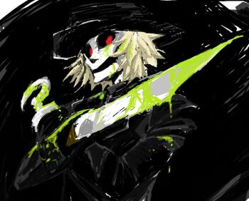 blade_(puppet_master) coat hat hook knife puppet puppet_master_(movie) red_eyes white_hair