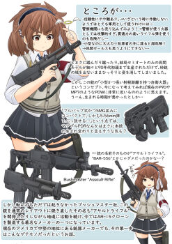 1girl 5.56x45mm_nato ammunition arm_gun assault_rifle brown_eyes brown_hair bullpup bushmaster_arm_pistol bushmaster_firearms_international bushmaster_xm-15 carbine carbine_cartridge chart dmr_cartridge english_text finger_on_trigger gun gwinn_firearms_company handgun holding holding_gun holding_weapon information_sheet intermediate_cartridge japanese_text lmg_cartridge long_gun long_pistol magpul magpul_pdr magpul_pdr-c malfunction mikeran_(mikelan) military_cartridge miniskirt mixed-language_text original personal_defense_weapon pistol prototype_design rifle rifle_cartridge rotating_stock shell_casing short-barreled_rifle simple_background skirt smile solo stock_(firearm) stubby_grip submachine_gun supersonic_ammunition text_focus thighhighs translation_request vertical_forward_grip weapon weapon_focus weapon_name weapon_profile weird_guns_of_the_world white_background