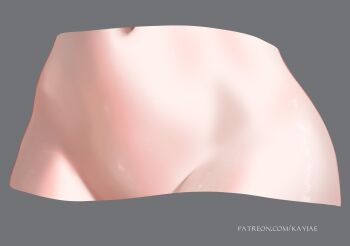 1girl close-up commentary commission completely_nude english_commentary firefly_(honkai:_star_rail) grey_background groin head_out_of_frame highres hip_bones hip_focus honkai:_star_rail honkai_(series) kayjae ko-fi_commission lower_body navel nude patreon_username simple_background solo