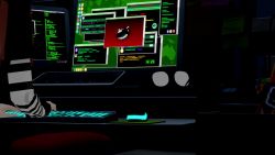 1girl 3d @_@ animated brown_eyes brown_hair computer computer_keyboard computer_mouse dark_room dazed eh female_focus glasses happy_trance highres hypnosis interior long_hair mind_control monitor night open_mouth orange_hair persona persona_5 ping ringed_eyes sakura_futaba sleeping slow_motion smile solo source_filmmaker_(medium) surprised tagme tech_control video