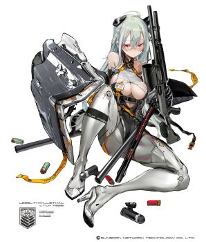 12-gauge_(beretta_ltlx) 1girl afukuro ammunition aqua_hair ballistic_shield baton_round battle_damage beretta beretta_ltlx_7000 bodysuit breasts character_name cleavage cleavage_cutout clothing_cutout computerized_scope damaged damaged_shield girls&#039;_frontline gun high_heels highres holding holding_gun holding_weapon holographic_weapon_sight impact_round large_breasts less-than-lethal_projectile less-than-lethal_weapon long_hair looking_down ltlx_7000_(girls&#039;_frontline) mecha_musume mole mole_on_breast official_art polymer-cased_ammunition precision-guided_firearm prototype_design pump-action_shotgun pump_action red_eyes revealing_clothes riot_gun riot_shotgun rubber_bullet scope shield shield_module shotgun shotgun_shell shotgun_slug sideboob sideboob_cutout sight_(weapon) sitting skin_tight smart_scope telescopic_sight torn_clothes underboob underboob_cutout very_long_hair weapon white_background