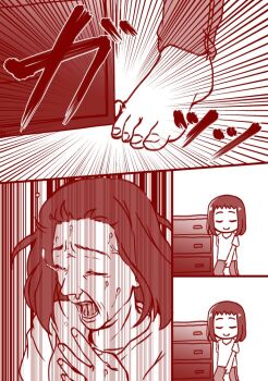 1girl accident crying non-web_source pain stubbing_toe