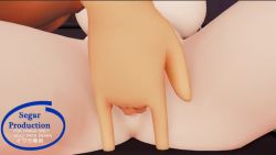 3d animated audible_music azur_lane breasts large_breasts prinz_eugen_(azur_lane) sound thick_thighs thighs video