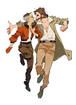 bad_link disco_elysium facial_hair highres mr_sangel mutton_chops tagme