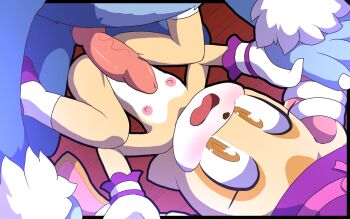 1girl brown_eyes buckhori159 cream_the_rabbit nipples nude penis sonic_(series)