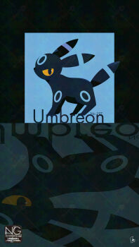 Rule 34 | alternate color, animal focus, black eyes, black fur, character name, colored sclera, gen 2 pokemon, highres, meme (sleepsheep), nintendo, no humans, pokemon, pokemon (creature), pokemon focus, shiny pokemon, tail, umbreon, yellow sclera