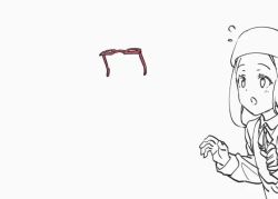 1girl animated beret diadem flying_sweatdrops forehead fukuda_keita glasses gloves hair_flaps halo hat holding holding_paint_palette holding_paintbrush holding_paint_palette hololive hololive_english jumping long_hair looping_animation monochrome ninomae_ina&#039;nis ninomae_ina&#039;nis_(casual) one_eye_closed paint_palette paintbrush paint_palette pointy_ears single_glove solo spot_color star_(symbol) tentacle_hair traditional_halo video virtual_youtuber w waving winking_(animated)