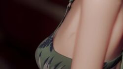 1boy 1girl 3d amamiya_ren animated audible_speech bikini bikini_bottom_aside braid breasts brown_hair clothed_female_nude_male clothing_aside english_audio fellatio finger_in_another's_mouth hetero imjustthatkinky netorare niijima_makoto nipples nude oral persona persona_5 sex sex_from_behind smango3d sound swimsuit tagme uncensored video