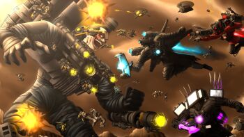 6+boys absurdres arm_cannon battle black_suit broken_screen camera_man_(character) camera_transport_helicopter chest_cannon claw_(weapon) commentary core crazy crazy_grin dancing dark_speaker_man detainer_astro_toilet dial_television dual_arm_cannons dual_wielding emoji energy_blade energy_cannon english_commentary explosion explosive fighting flying formal_clothes g-toilet giant glowing glowing_eyes highres holding holding_knife holding_plunger holding_sword holding_weapon jetpack knife large_camera_man large_speaker_man large_tv_man looking_at_another looking_at_viewer mecha missile movie_theater multiple_boys mutant_skibidi_toilet object_head pb7z19rlukdnjld plunger plunger_man robot rocket_launcher ruins security_camera shirt short_hair shoulder_cannon sitting skibidi_toilet_(series) smile speaker speaker_woman spinning suit sword television the_secret_agent thumbs_up titan_camera_man titan_speaker_man titan_tv_man toilet toilet_seat tv_man tv_woman weapon white_suit wings wrist_blades