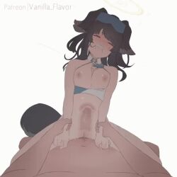 1boy 1girl animal_ears animated artist_name bare_legs bare_shoulders black_hair blue_archive blue_shirt blush bouncing_breasts breasts cheerleader clenched_hands clenched_teeth closed_mouth clothes_pull collar detached_collar dog_ears dog_girl dog_tail drooling eyebrows eyelashes feet_out_of_frame full-face_blush functionally_nude grabbing_another&#039;s_arm halo hetero hibiki_(blue_archive) hibiki_(cheer_squad)_(blue_archive) lechery_amore_(voice_actor) lehornysfx long_hair looping_animation lying medium_breasts nipples no_bra no_panties on_back opennsfwsp penis pov pov_crotch pov_hands pussy restrained saliva sex shirt shirt_pull simple_background solo_focus sound spread_legs star_(symbol) star_sticker sticker sticker_on_face studio_stray_sfx sunglasses sunglasses_on_head tagme tail teeth third-party_edit two-tone_shirt uncensored uterus vaginal vanilla_flavr video watermark white_background white_collar white_shirt x-ray yellow_halo