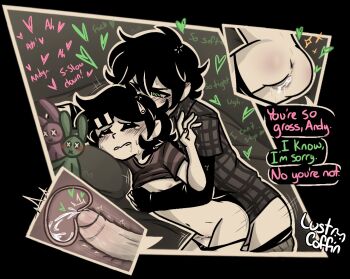 1boy 1girl 2girls aftersex andrew_graves anus ashley_graves ass black_hair blush breasts closed_eyes cross-section cum cum_in_pussy ejaculation english_text green_eyes heart hetero hug incest internal_cumshot loli lust_coffin multiple_girls nipples penis pussy sex sex_from_behind shirt short_hair short_sleeves small_breasts speech_bubble stuffed_animal stuffed_rabbit stuffed_toy symbol-shaped_pupils the_coffin_of_andy_and_leyley uncensored uterus vaginal