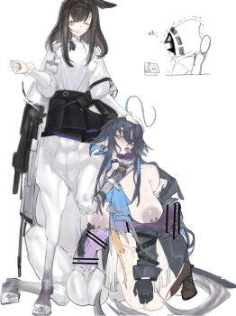 1futa 1girl 1other ;d absurdres ahoge alternate_species ambiguous_gender animal_ears animal_penis arknights ascot bar_censor barbell_piercing bare_shoulders belt belt_pouch black_belt black_choker black_gloves black_hair black_jacket black_skirt blue_ascot blue_hair body_freckles boots breast_rest breasts breasts_apart brown_boots brown_hair censored centaur chair choker clenched_hand colored_inner_hair colored_penis crossed_bangs cum cum_on_body cum_on_legs dark_areolae diamond_(shape) doctor_(arknights) double-parted_bangs earrings erection freckles frilled_sleeves frills full_body futa_with_female futanari genderswap genderswap_(mtf) gigantic_penis gigantic_testicles gloves gold_earrings grey_eyes grin hair_between_eyes hand_on_another&#039;s_head hand_on_own_thigh hand_up headpat highres hitobashira_(1746164306) horse_ears horse_penis horse_tail horseshoe huge_breasts humiliation id_card infection_monitor_(arknights) interspecies jacket jewelry juliet_sleeves knee_boots kneeling lapels large_areolae layered_skirt long_hair long_sidelocks long_sleeves looking_at_viewer looking_to_the_side lumen_(arknights) miniskirt multicolored_hair naked_jacket netorare nipple_piercing notched_lapels off_shoulder on_chair one_eye_closed open_clothes open_jacket open_mouth penis penis_under_breasts piercing pleated_skirt pointy_ears pouch precum priestess_(arknights) puffy_sleeves purple_penis sagging_breasts sidelocks simple_background sitting skirt sleeve_belt smile sweatdrop sweater tail taur testicles tiptoes tongue tongue_out translation_request trembling triangle_earrings turtleneck turtleneck_sweater two-tone_hair very_long_hair white_background white_jacket white_sweater yellow_eyes
