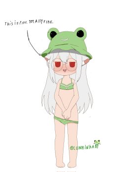 1girl bikini highres loli lunninaby non-web_source original solo swimsuit