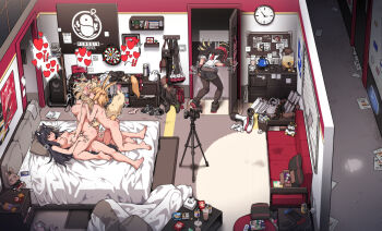 1futa 3girls absurdly_detailed_composition absurdres ahoge anal_beads anal_tail animal_ears arknights ass bag bean_bag_chair bed bikini black_gloves black_hair black_pantyhose black_skirt blonde_hair bottle box bra breasts brown_bag bulletin_board butt_plug can cardboard_box character_doll chest_of_drawers clock closed_eyes completely_nude couch covered_erect_nipples cowgirl_position cushion dartboard desk detached_wings doll door doorway dressing drinking_straw electrical_outlet elite_ii_(arknights) emperor_(arknights) energy_wings extra_ears exusiai_(arknights) fake_animal_ears fake_tail ffd_threesome fingerless_gloves futa_with_female futanari giovanna_rossati_(arknights) girl_on_top gloves group_sex hallway handbag highres indoors jacket kataokasan kettle large_breasts licking loaded_interior lying medium_breasts moaning multiple_girls nintendo_switch nintendo_switch_pro_controller nipples nude on_back on_bed open_mouth orange_eyes panties pantyhose penguin_logistics_logo phonograph pink_bra pink_panties pitcher_(container) rabbit_ears rabbit_girl rabbit_tail scroll sex_toy shoes side-tie_bikini_bottom skirt snack sora_(arknights) sora_(elite_ii)_(arknights) speaker straddling stuffed_animal stuffed_penguin stuffed_rabbit stuffed_toy swimsuit tail texas_(arknights) threesome trash_can trembling twintails underwear unworn_bra unworn_panties unworn_shoes vinyl_record wall_clock white_jacket window window_blinds wings wire wolf_ears wolf_girl wolf_tail