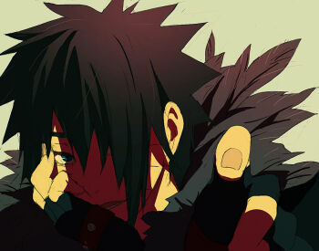 1boy gradient_background male_focus naruto:_road_to_ninja naruto_(classic) naruto_(series) naruto_shippuuden solo tagme uzumaki_menma