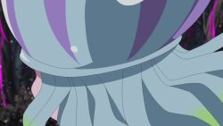 1girl animated digimon digimon_ghost_game fang highres jellyfish jellyfish_girl looking_back monster_girl tentacle_hair tentacles teslajellymon toei_company video