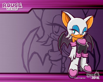 animal_ears animal_nose bat_ears bat_girl bat_wings black_bodysuit bodysuit character_name company_name copyright_logo copyright_name elbow_gloves gloves green_eyes heart heart_print lineart logo multicolored_gloves multicolored_shoes official_art official_wallpaper pink_gloves pink_shoes rouge_the_bat shoes sonic_(series) sonic_battle two-tone_gloves two-tone_shoes white_gloves white_shoes wings zoom_layer