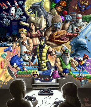 1990s_(style) 2girls abs aleste axe axel_stone bandana baseball_bat big_asia bird blaze_fielding blizzard_(primal_rage) blonde_hair brown_hair building buster_bunny car child cityscape clenched_hands columns_(game) commentary controller crossover dean_brorson denim dolphin dr._eggman dragonzord dwarf ecco_the_dolphin ecco_the_dolphin_(game) english_commentary english_text fake_screenshot fantasy fighting_stance fingerless_gloves flask flicky_(character) flicky_(series) game_console game_controller gameplay_mechanics gem ghost gilius_thunderhead gloves golden_axe green_hill_zone hedgehog helmet hover_vehicle jacket jeans joe_musashi king_of_the_monsters long_hair m1_bazooka manly mecha mighty_morphin_power_rangers monster mortal_kombat_(series) motor_vehicle multiple_boys multiple_crossover multiple_girls muscular musha_aleste night ninja pac-man pants playing_games police police_car potion power_rangers primal_rage pulseman rabbit retro_artstyle ring_(sonic) robot rocket_launcher running sauron_(primal_rage) science_fiction scorpion_(mortal_kombat) sega sega_genesis sega_mega_drive shinobi_(game) siblings sonic_(series) sonic_the_hedgehog sonic_the_hedgehog_(classic) spacecraft starfighter streets_of_rage tank_top television tetris the_super_shinobi tiny_toons toned toned_female video_game weapon
