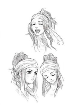 1girl breasts female_focus gyaru huge_breasts jacket jewelry large_breasts long_hair open_mouth ponytail ring smile smiley_face the_king_of_fighters zarina