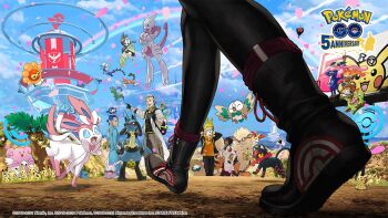 Rule 34 | aircraft, anniversary, arcanine, backpack, bag, billboard, black boots, black gloves, black jacket, black pants, black shirt, blanche (pokemon), blissey, blue sky, boots, brown hair, brown pants, candela (pokemon), castform, castform (sunny), closed eyes, closed mouth, cloud, commentary request, company name, copyright logo, copyright name, copyright notice, dark-skinned female, dark skin, day, egg, elekid, eyewear on head, fangs, floating, flying, gen 1 pokemon, gen 2 pokemon, gen 3 pokemon, gen 4 pokemon, gen 5 pokemon, gen 6 pokemon, gen 7 pokemon, gloves, goomy, grass, greninja, grey hair, hand on own hip, hood, hood down, hoodie, hot air balloon, infernape, jacket, kozaki yuusuke, lab coat, landorus, landorus (therian), legendary pokemon, litten, logo, long sleeves, long tongue, mega mewtwo x, mega pokemon, meloetta, meloetta (aria), meltan, mewtwo, moltres, multiple boys, multiple others, mythical pokemon, nintendo, official art, on head, open clothes, open jacket, open mouth, outdoors, pants, pikachu, pink petals, poke ball symbol, pokemon, pokemon (creature), pokemon go, pokemon gym, pokemon on head, pokestop, popplio, professor willow, quilladin, red eyes, rowlet, sawsbuck, sawsbuck (summer), second-party source, shirt, short hair, sign, sky, smile, snorlax, spark (pokemon), standing, sylveon, team rocket, team valor, thundurus, thundurus (therian), tongue, tongue scarf, tornadus, tornadus (therian), very long tongue, white jacket, yellow hoodie