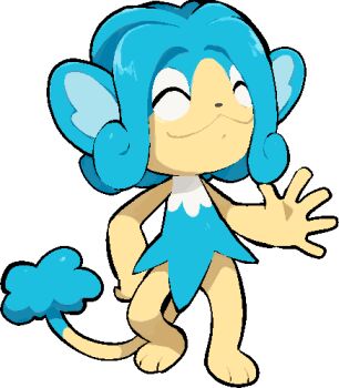 :3 closed_eyes closed_mouth commentary_request full_body gen_5_pokemon kawaanago lowres nintendo pokemon pokemon_(creature) pokemon_focus simipour smile solo standing transparent_background