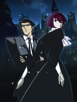 cityscape r_dorothy_wayneright roger_smith sunglasses the_big_o bob_cut short_hair