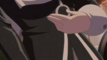 Rule 34 | 2010s, animated, black dress, breast focus, breasts, caressing breasts, close-up, dress, grabbing own breast, large breasts, miyuki seta, moaning, seikon no qwaser, sexually suggestive, sound, tagme, taut clothes, taut dress, tight clothes, tight dress, upper body, video