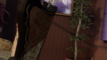 1boy 1girl 3d age_difference amada_ken animated breasts brown_hair cum ejaculation erection fainting handjob hetero highres indoors kirijou_mitsuru kiss large_breasts lolpantsu megami_tensei onee-shota penis persona persona_3 red_hair school_uniform shota sitting tagme video