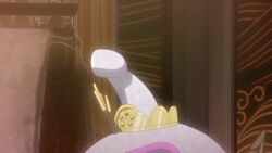 1boy animated asian_architecture black_hair blonde_hair blue_hair breasts censored cum cum_in_mouth cum_in_pussy dildo eboshi ejaculation fat fat_man fellatio group_sex heian indoors interior irrumatio large_breasts long_hair medieval mosaic_censoring multiple_girls nipples oral orgy pink_pineapple pumping sex_toy shikkoku_no_shaga sound spitroast strap-on tagme toyo-hime vaginal video yori-hime