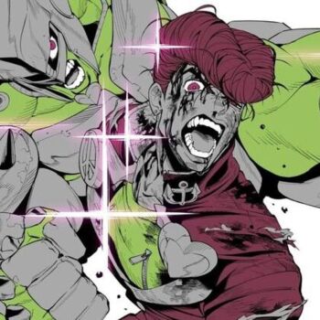 crazy_diamond higashikata_josuke jojo jojo_no_kimyou_na_bouken jojo_pose josuke