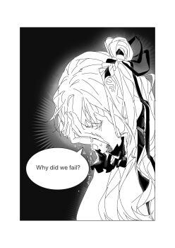 Rule 34 | 1girl, border, braid, covering own face, english text, greyscale, hair bun, hair ribbon, highres, monochrome, omniscient reader's viewpoint, owlaoao, ribbon, solo, speech bubble, tears, upper body, uriel (omniscient reader's viewpoint), white border, wrist cuffs