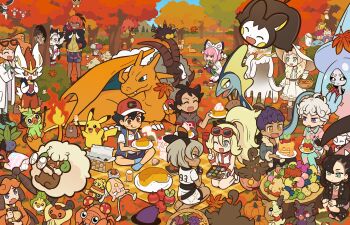 6+boys 6+girls :d :q ;d ahoge alcremie alolan_diglett alolan_form amoonguss apple apple_core applin ash_ketchum autumn autumn_leaves barefoot basket bea_(pokemon) bede_(pokemon) berry_(pokemon) black_bodysuit black_collar black_footwear black_hair black_hoodie black_jacket blonde_hair blue_socks blue_vest bodysuit bodysuit_under_clothes boots bow_hairband box bright_pupils brown_eyes bush calyrex charizard cinderace closed_eyes closed_mouth coat collar collared_shirt commentary curly_hair dark-skinned_male dark_skin day decorate_(pokemon) deerling diglett dress dubwool earrings emolga eyelashes eyewear_on_head fire flame-tipped_tail flying_sweatdrops food foongus fruit gen_1_pokemon gen_2_pokemon gen_3_pokemon gen_4_pokemon gen_5_pokemon gen_6_pokemon gen_7_pokemon gen_8_pokemon gengar gloves goh_(pokemon) green_eyes green_footwear green_shirt grey_eyes grey_shirt grin grookey grubbin hairband hat hatterene headband highres holding holding_plate hood hoodie hop_(pokemon) in_tree inteleon jacket james_(pokemon) jessie_(pokemon) jewelry joltik klara_(pokemon) korrina_(pokemon) kricketina_kylie kricketot leaf legendary_pokemon lillie_(pokemon) long_hair looking_down marnie_(pokemon) marshmallow mew_(pokemon) morelull morpeko morpeko_(full) morpeko_(hangry) multicolored_hair multiple_boys multiple_girls mushroom mythical_pokemon nihilego nintendo oddish one_eye_closed open_clothes open_coat open_mouth orange_hair orange_headband outdoors paras peeking_out picnic_blanket piers_(pokemon) pikachu pincurchin pink_dress plate pokemon pokemon_(anime) pokemon_journeys pokemon_swsh ponytail pumpkaboo pumpkin purple_hair raihan_(pokemon) red_hat ribbed_shirt rindo_berry rotom rotom_phone sawsbuck seedot sentret sewaddle shirt shoes short_sleeves shorts shroomish shuan_0420 side_ponytail sitting skwovet smile socks sonia_(pokemon) standing sunglasses symbol-only_commentary t-shirt tail tamato_berry tassel team_rocket teeth toedscool tongue tongue_out tree two-tone_hair ultra_beast undershirt vest whimsicott white_coat white_jacket white_shirt white_shorts wobbuffet