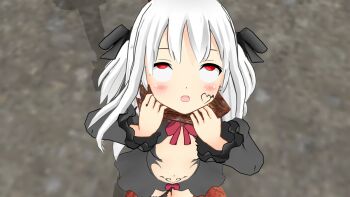 1girl 3d asphyxiation bad_end city defeat demon devil diamond_chan dungeon dying hanged legs loli mikumikudance monster neck_grab open_mouth pain ryona size_difference strangling tentacles torture unconscious white_hair