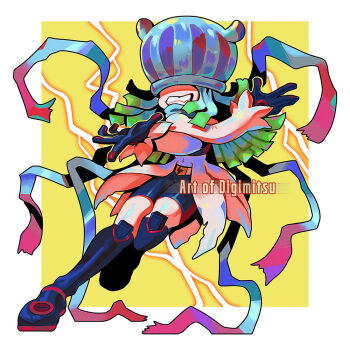 Rule 34 | digimitsuart, digimon, digimon (creature), jellyfish girl, monster girl, tentacle hair, tentacles, teslajellymon