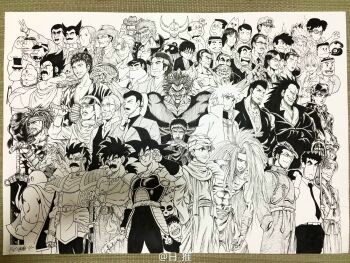 Rule 34 | 00s, 10s, 1990s (style), 6+boys, annotation request, aotsuki shigure, apron, araiwa kazumi, armor, ashibe's father, axe, azumanga daiou, bakabon's father, baran, barbapapa, bardock, beard, bleach, boku no hero academia, bonobono, bonobono (character), character request, chibi maruko-chan, cigarette, clannad, cooking papa, cowboy hat, crayon shin-chan, crossover, death note, doraemon, dr. slump, dragon ball, dragon quest, dragon quest v, dragonball z, echizen nanjirou, endeavor (boku no hero academia), facial hair, final fantasy, final fantasy vi, final fantasy x, fire, flint (mother 3), fujiwara bunta, fullmetal alchemist, furukawa akio, gegege no kitarou, ging freecss, gintama, glasses, grappler baki, greyscale, grisha yeager, hanma yujiro, hat, highres, hood, hunter x hunter, ikari gendou, initial d, jarinko chie, jecht, jojo no kimyou na bouken, kandar, kurosaki isshin, kusakabe tatsuo, kuujou joutarou, lee (dragon garou), long hair, maes hughes, mahou tsukai sally, male focus, matsuno matsuzou, medama oyaji, meitantei conan, mihama chiyo's father, monkey d. dragon, monochrome, moomin, moominpappa, mother (series), mother 2, mother 3, mr. koiwai, multiple boys, multiple crossover, muscular, mustache, namikaze minato, naruto (classic), naruto (series), neon genesis evangelion, nintendo, nobi nobisuke, nohara hiroshi, norimaki senbei, one piece, osomatsu-kun, osomatsu (series), papas, paragus (dragon ball z), phone, pointy ears, racket, raizen (yu yu hakusho), ranma 1/2, retro artstyle, ryuuko no ken, sakura hiroshi, saotome genma, scar, scar across eye, scar on face, scouter, shadow (ff6), shingeki no kyojin, shounen ashibe, smoking, spiked hair, staff, sword, takemoto tetsu, takuma sakazaki, tennis no ouji-sama, tennis racket, tensai bakabon, tetsuwan atom, the king of fighters, tonari no totoro, top hat, toriko (series), trait connection, umataro tenma, umibouzu (gintama), ushio to tora, v, van hohenheim, weapon, white background, yagami souichirou, yotsubato!, yuu yuu hakusho