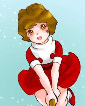 Rule 34 | broom, highres, looking at viewer, mahou tsukai sally, red shoes, shoes, stars, tagme