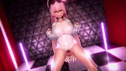 1futa 3d animated audible_music blue_archive breasts dancer dancing erection futanari hanako_(blue_archive) hanako_(swimsuit)_(blue_archive) large_breasts large_penis long_hair music nipples nude penis pink_hair solo sound tagme testicles uncensored video